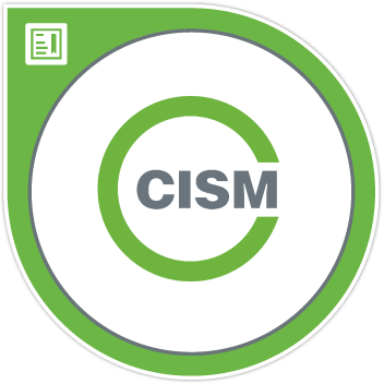 ISACA Certified Information Security Manager (CISM) certification badge